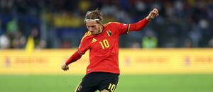 Mika Godts v reprezentačním dresu Belgie